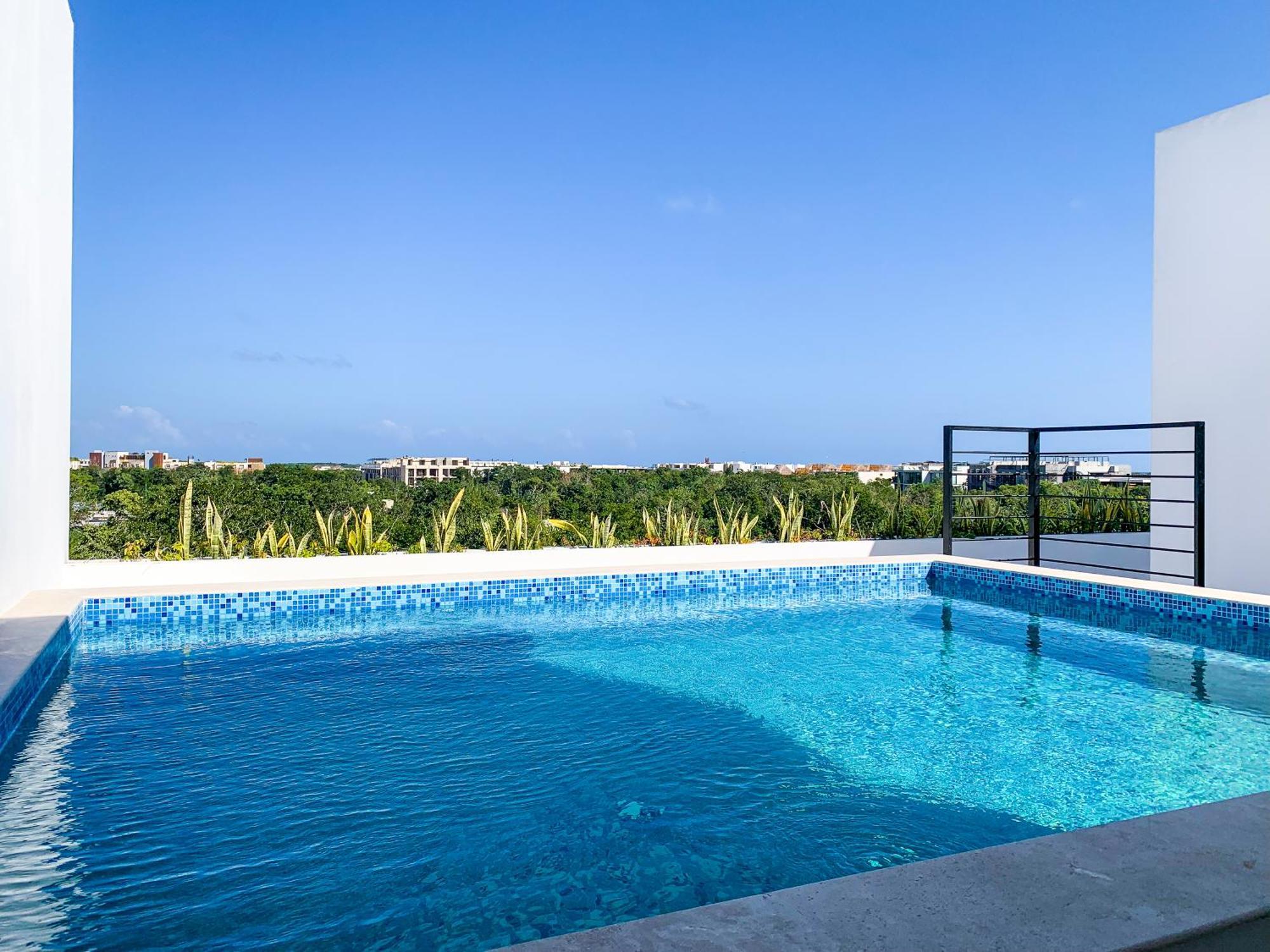Luxe Penthouse With Rooftop Pool And Grill